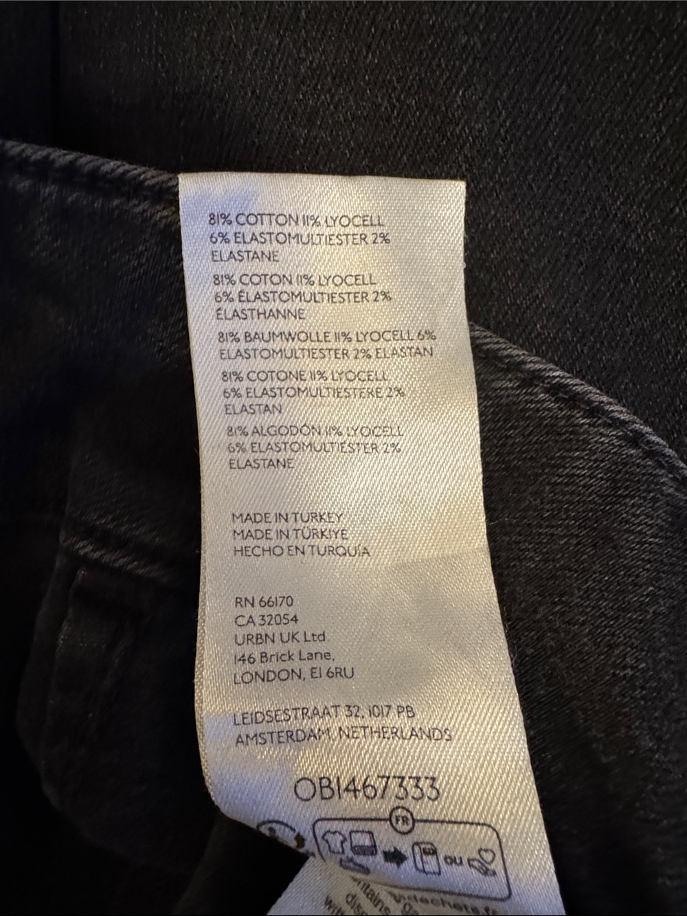 Anthropologie Maeve The Collette black Jean Pant size 30. - Picture 8 of 10